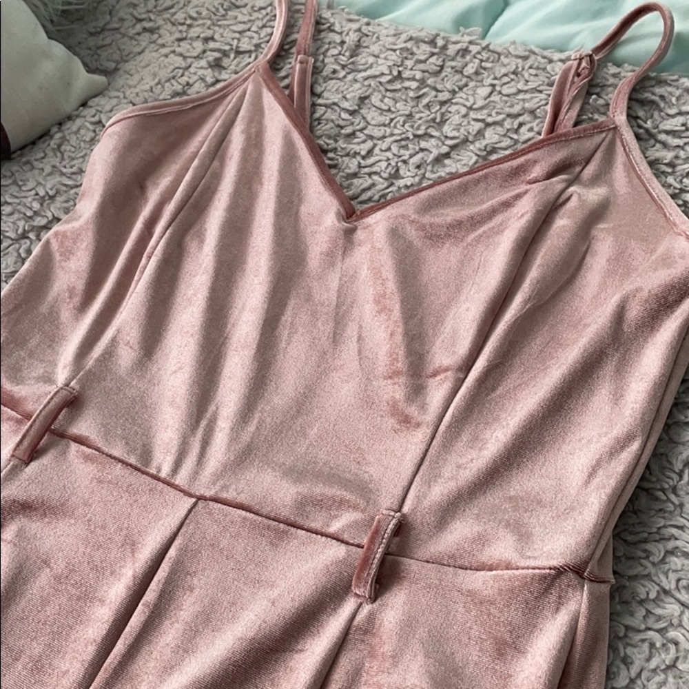 Forever 21 Velvet Bodysuit/Romper